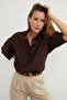 Basic Slit Oversized Shirt
