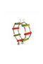 Wheel Type Toy with Bell (25 x 7.5 cm) for Bird