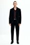 Regular Fit Single-breasted velvet jacket - 2