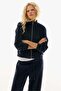 Velour zip-through jacket
