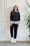 Elastic Waist Velvet Skinny Pants - 4