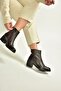 V555567203 Brown Low Heel Comfort Orthopedic Sole Women's Boots - 2
