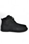 V846926302 Black Suede Flat Bottom Lace-Up Women's Boots - 5