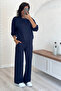 Women's Modal Soft Long Sleeve High Waist Loose Leg Tracksuit Set - 3