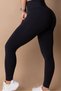 Women's Black High-Waisted Shaping / Sculpting Push-Up Sports Leggings Black