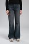Sandy High Waist Wide Leg Cut Wide Leg Gray Women's Jeans - 2