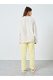 Contrast Heart Detail Fleece Top and Pyjama Set - 5