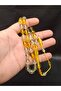 Special Model Transparent Yellow Color Powder Amber Prayer Beads - 2