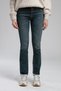 Susie normal waist straight cut straight leg easter juniper women's jean pants - 2