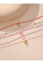 5pcs Assorted Pendant Beaded Necklace Set - 4