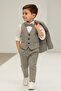 Boy's Chain-Montero Jacketed Tuxedo Suit / Jacket, Pants, Vest, Shirt Bow Tie Slim Fit - 4