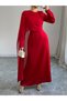 Solid Cape Detail A-Line Maxi Dress - 4