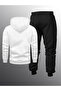 Unisex Brooklyn Printed Tracksuit Set - Bottom Top Set - 2