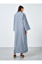 Solid Open Front Abaya - 6