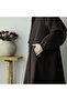 Imported Lined Cashmere Coat with Guaranteed No Pilling - Bitter Brown - 6