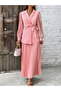 Pink Wrap Blazer and Pleated Skirt Co-ords - 5