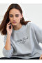 Printed Longline Sweatshirt and Wide Leg Joggers Co-Ords