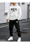 Unisex Brooklyn Printed Tracksuit Set - Bottom Top Set