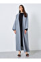 Solid Open Front Abaya - 2