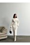 Textured Long Sleeve Knit Dress - 3