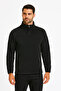 Men's Black Anti-Pilling Non-Pilling Standard Fit Mock Neck Pocket Coldproof Fleece
