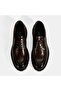 Men's Brown Laced Leather Casual Shoes - 6