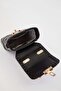 Black Rectangular Shape Handbag - 3