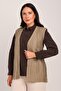 Women's Sand Lace Pattern Embroidered Mercerized Knitwear Mother Vest