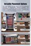 ECHZOVE Video Game Storage Tower for PS5/PS4/Switch/Xbox Series - Holds 23 Game Cases with 2 Hooks - 2