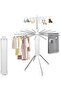 Space-Saving Portable 360° Rotating Clothes Drying Stand - Foldable Heavy Duty Octopus Rack