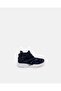 Boys Navy Fly knit Slip-On High Top Sneakers