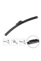 16"/40cm - universal windshield wiper “FLAT” - - 3