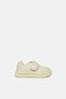 Infant Boys White Velcro Sneakers
