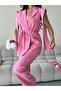 Women's Oversize Tie-Up Vest and Pants Suit - 6