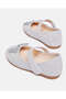 Infant Girls Silver Bow Ballerina - 4