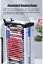 ECHZOVE Video Game Storage Tower for PS5/PS4/Switch/Xbox Series - Holds 23 Game Cases with 2 Hooks