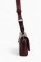 Burgundy - Burgundy Plain Women's Crossbody Bag Sp1257 - 4