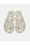 Women Beige Printed Flip Flop - 2