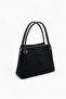 Black - Black Suede Women's Handbag Sp1254 - 4