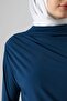 Sandy Turtleneck Ruched Detail Blouse – Comfortable & Elegant - 7
