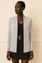 Shawl Collar Knitwear Cardigan-26K74086-Grey-06