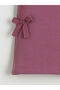 Ecru Bow Detailed Spanish Style Girls' Leggings 2-Piece Set - 3