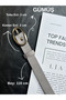 Eminent Long Ring Patterned Suede Women's Silver Buckle Belt Jacket Belt Dress Belt Trouser Belt - 4