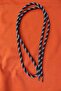 Tracksuit and Sweatshirt Hood Rope 130 cm Round Lacing Black-White, 1 Piece - 4