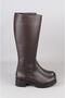 Seç 26900-1 Genuine Leather Heel-Style Women's Boots (Heel Height: 4 cm) Brown - 4
