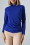 Sandy Turtleneck Ruched Detail Blouse – Comfortable & Elegant