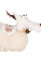 Christmas Ornament, Deer, White - Wooden Legs, 24X35 cm - 2