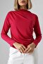 Sandy Turtleneck Ruched Detail Blouse – Comfortable & Elegant - 5