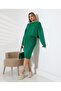 New Deux Women's Openwork Pinafore Sweater Dress Set - 2