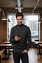 Men's Thin Wool Knitwear Regular Fit Dad Half Turtleneck High Neck Sweater Blouse 5140 - 4